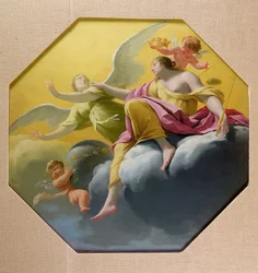 Justice, from a series of the Four Cardinal Virtues on the ceiling of the Queen
